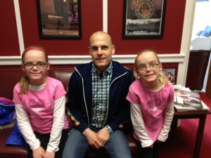 Atkinson girls with DeLauro's Office