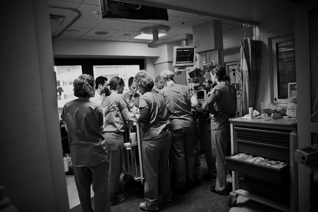 Docs Surrounding Bedside